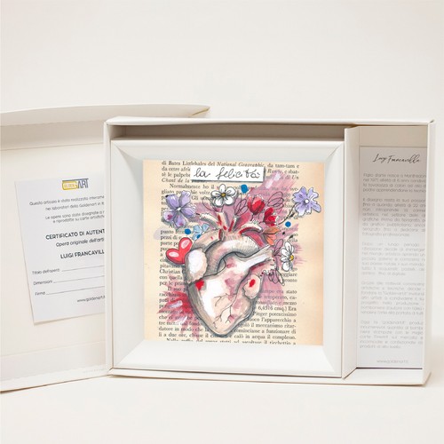 Svuotatasche cuore disegnato - svuotatasche,