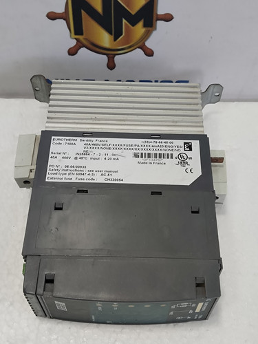 Eurotherm 7100a 40a 460v - eurotherm, 40a/460v/self