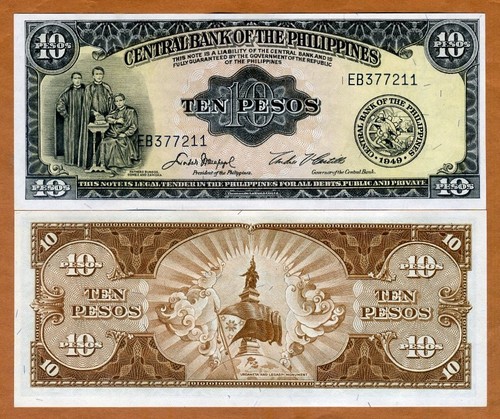 Filippine pesos 1949 - filippine,,