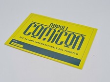 gadget FOLDER COMICON NAPOLI XIX SALONE DEL FUMETTO cartoline con annullo