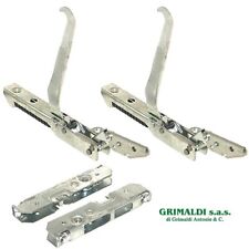COPPIA CERNIERE E PORTARULLI SPORTELLO PORTA LEGGERA FORNO SMEG LOFRA BOMPANI