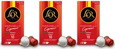 3 Capsule Caffè Nespresso Tostato L'OR MARANELLO ESPRESSO Stile Italiano 52g