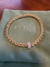 Fope gold pave diamond rondel - fope,