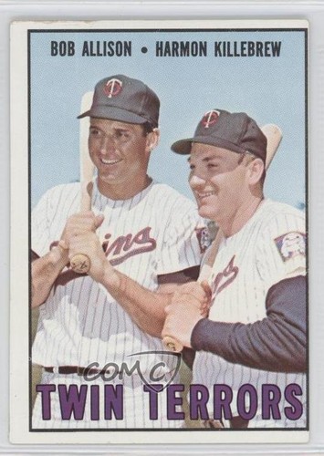 1967 topps bob allison harmon - topps,