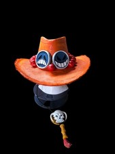 Replica Cappello Ace Pugno Di Fuoco One Piece Pirati Cosplay Homemade