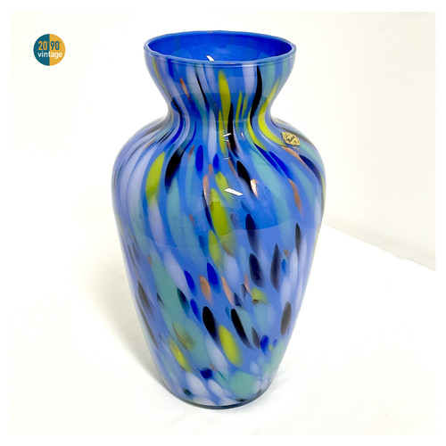 Vaso vetro murano - , blu