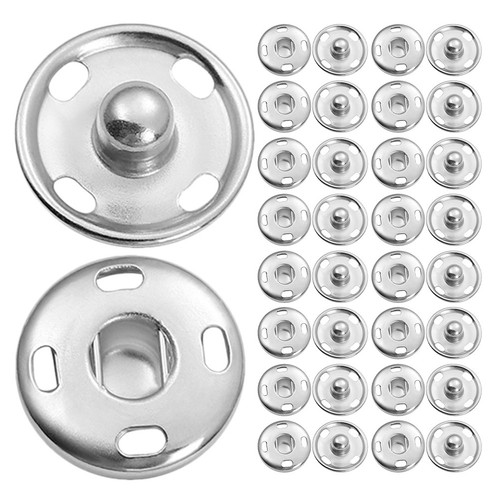 100 pcs bottoni pressione - ,