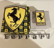 FERRARI STEMMI LOGO ORIGINALE FREGIO FERRARI USATO 3 PEZZI