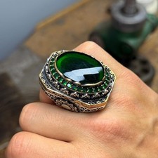 Anello uomo in argento grande