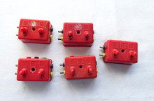 RIVAROSSI RIF. 4201 LOTTO DI 5 COMANDI SCAMBIO FERROVIARIO SCALA HO ANNI 70