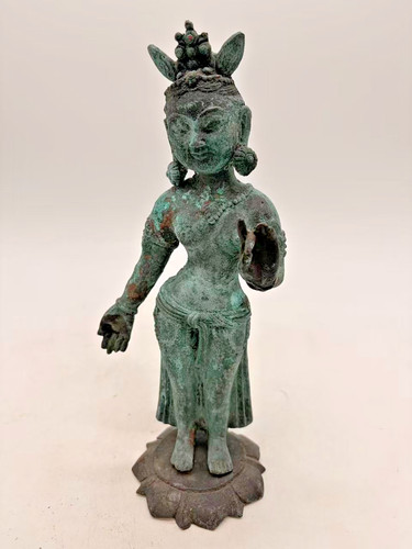Scultura dea bronzo - scultura,