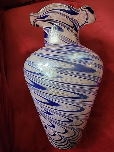 Vaso vetro artistico - , vintage