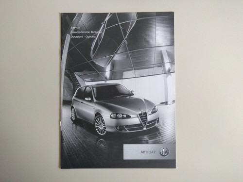 Depliant brochure alfa romeo - depliant,