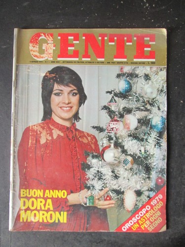 Gente 1979 dora moroni paola - gente,