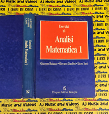 Book libro ANALISI MATEMATICA 1 esercizi Buttazzo Gambini Santi PITAGORA  (AA1)