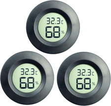 Set 3 Igrometri Termometri LCD