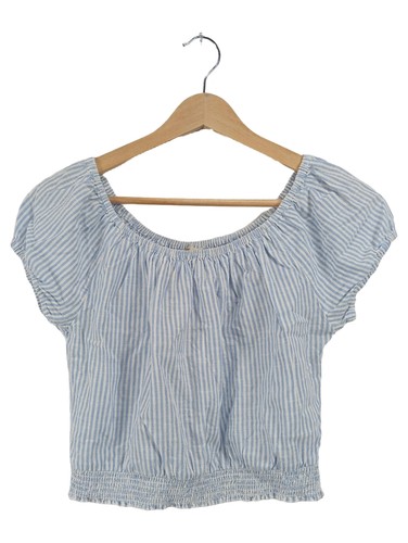 Top hollister blu bianco - hollister,
