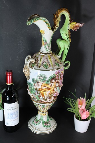 Brocca capodimonte porcellana - brocca,