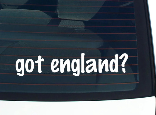 Got england decalcomania auto - got,