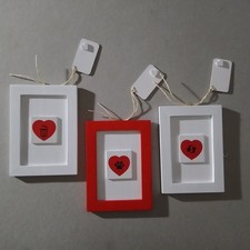 CUORE MIO 3 Quadretti Dipinti