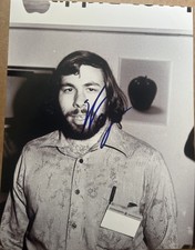 Steve Woz Wozniak foto firmata