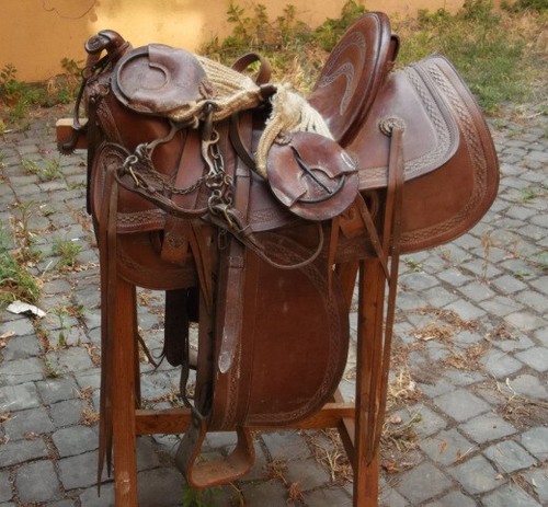 Sella texana cuoio - texana,