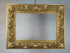 CORNICE DORATA LEGNO E STUCCO