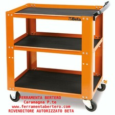 Carrello Beta C51 O  colore arancio portautensili portattrezzi 3 ripiani 200kg