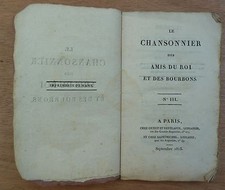 1815 LE CHANSONNIER DES AMIS
