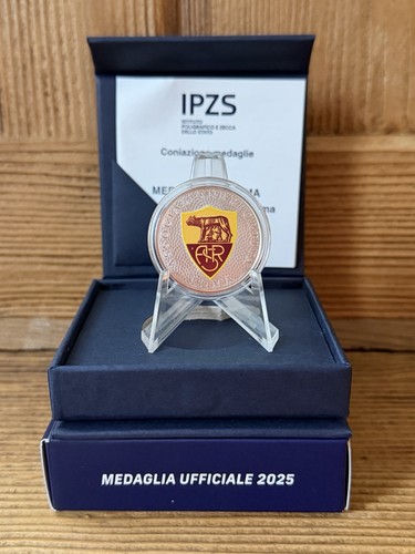 Medaglia ufficiale roma - medaglia,