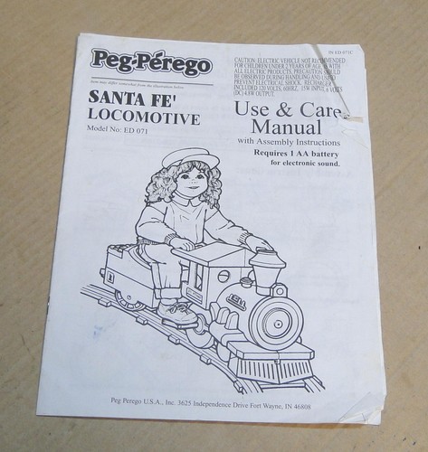 Locomotiva peg perego santa - locomotiva,