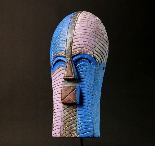 Maschera africana legno figura