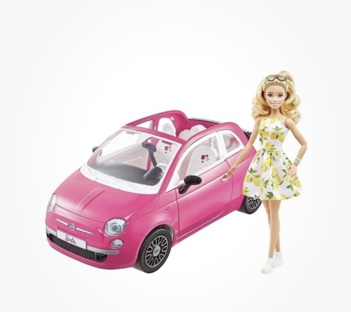 Barbie fiat 500 - barbie,