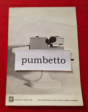 Advertising Italian Pubblicità : OLIVETTI Praxis 48  ( tipo 1 ) 1965