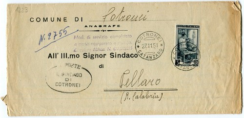 1951 italia lavoro comune - italia,
