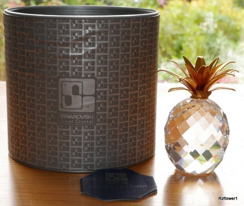 Swarovski cristallo ananas oro