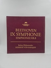 LP Cofanetto MUSICA CLASSICA Beethoven IX Symphoni4 Nr.8 Karajan 2707 013