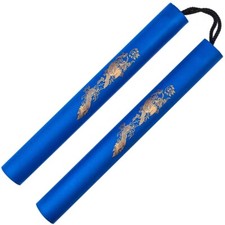 Nunchaku blue deluxe corda - blue,