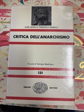 CRITICA DELL'ANARCHISMO, KARL