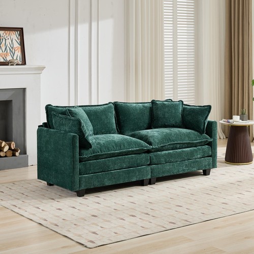 Divano loveseat ciniglia - loveseat,
