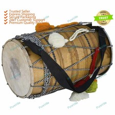 Festa Musical Punjab Bhangra Dhol , Mango Legno Musical Instruments con Custodia