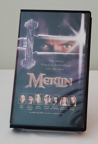 Merlin hallmark - (1998,, vhs)