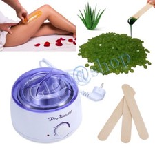 KIT DEPILAZIONE SCALDACERA FORNELLO SCALDA SCIOGLI CERA DURA CERETTA BRASILIANA