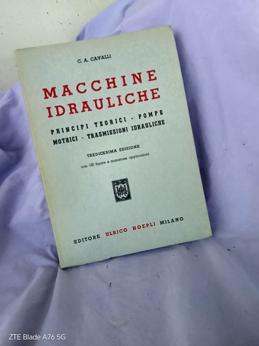 Macchine idrauliche a - -, c.