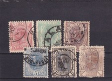 Francobolli usati SA19i Romania 1894 -1898 Re Carlo I