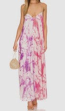 Maxi abito donna - rosa, sabbia
