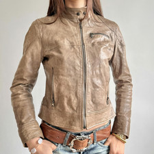 Giacca moto biker donna