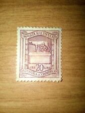 FRANCOBOLLO IMPOSTA SULL'ENTRATA INDUSTRIA E COMMERCIO 20 LIRE