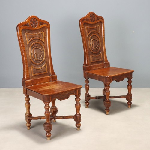Coppia sedie antiche stile - coppia,