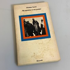 Se questo e' un uomo di Primo Levi Einaudi Editore romanzo
